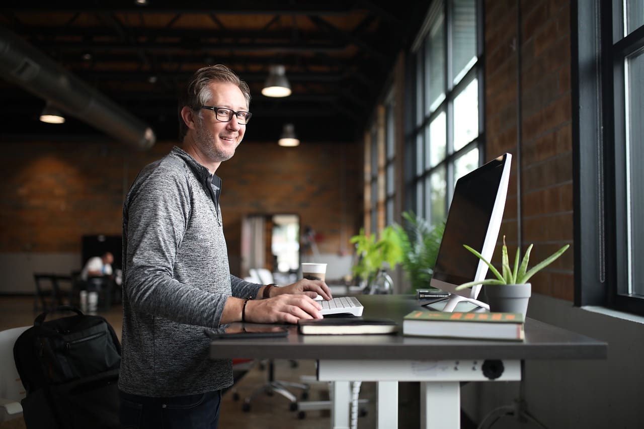 Man at Desk