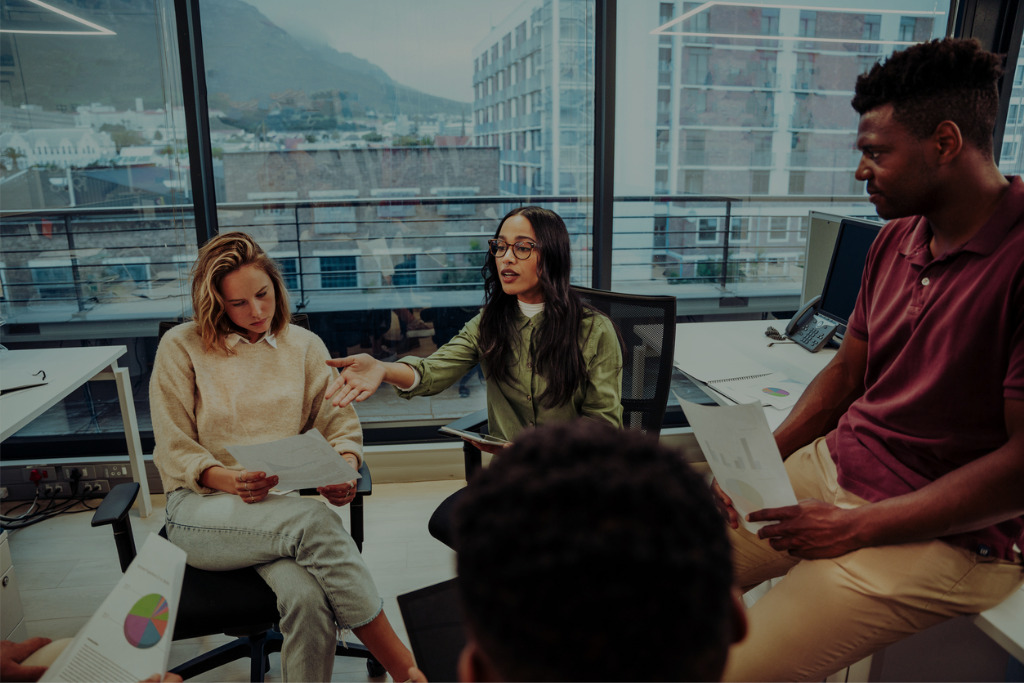 Corporate Team Discussion